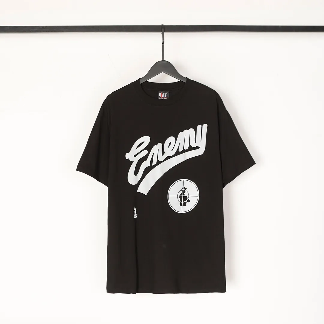 Saint Michael series trendy T craft letter drawing round neck short sleeves Style number: D3187P116 Color: black Size: S M L XL